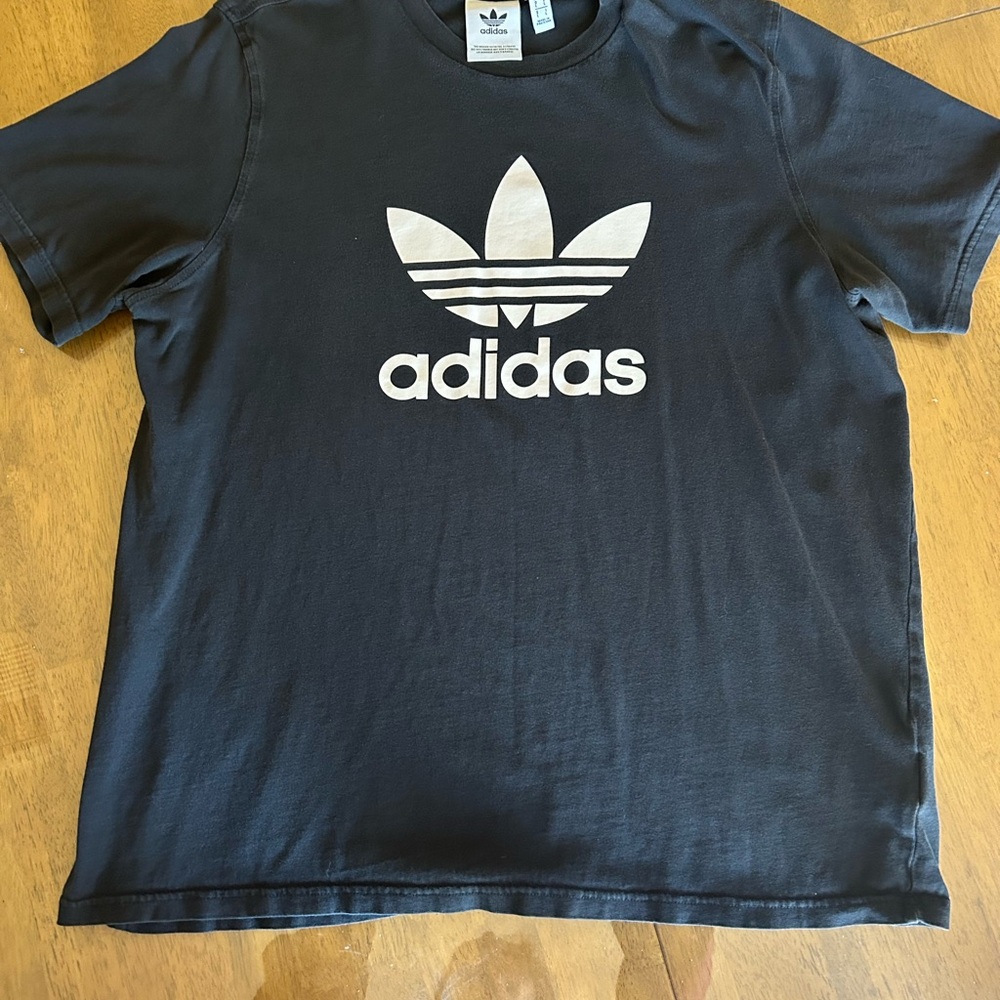 Adidas Black T-Shirt with Logo